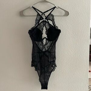 Thistle and Spire black bodysuit, size medium
